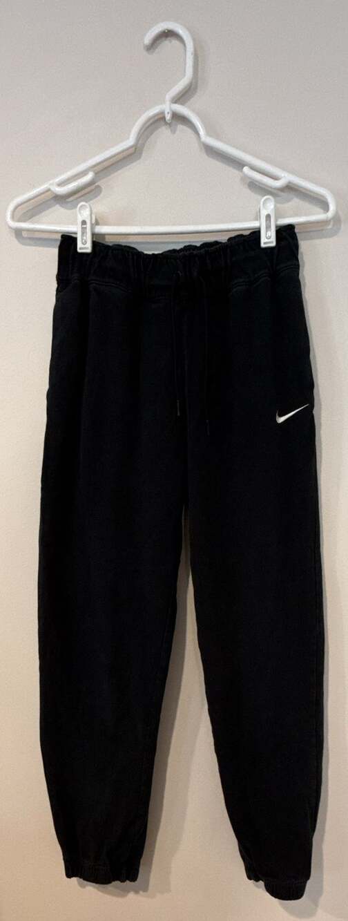 Nike Solo Swoosh Women's Fleece Pants Size XS Black
